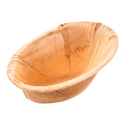 Oval Palm Leaf Eco Friendly Disposable Bowls add earthy elegance to catering, buffets, and eco-conscious celebrations