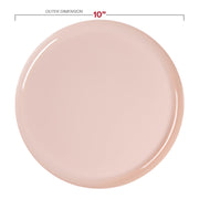 Pink plastic dinnerware made from BPA-free material, ensuring safe, disposable use for all dining occasions
