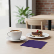 Purple Paper Beverage/Cocktail Napkins provide an elegant yet practical way to elevate food and drink service.