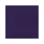 Purple paper beverage napkin unfolded to 10 x 10 inches, part of a 600-count pack ideal for parties and events