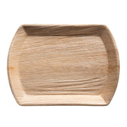 Rectangular palm leaf disposable trays, perfect for eco-conscious catering and food service