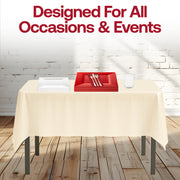 Romantic dinner setup featuring The XOXO Set with candles, red decor, and gold-toned party essentials