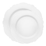 Round Blossom Design Plates Perfect for Any Special Event or Gathering