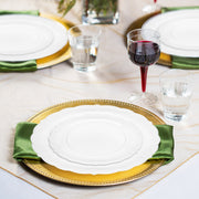 SKU 860CVS20 includes appetizer plates, dinner plates, spoons, forks, knives, and cups, each with its specific measurements listed for easy reference