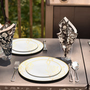 SKU: 920WHGVP - Includes 120 Salad Plates (7.5") and 120 Dinner Plates (10.25")