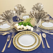 SKU 970BGVP includes a 7.5" salad plate and a 10.25" dinner plate—ideal sizes for stylish dining at any event