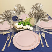 Set includes 120 dinner and 120 salad plates—perfect size and quantity for catering, events, or large parties