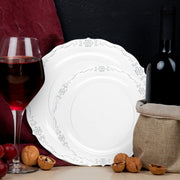 Set includes 120 dinner plates and 120 salad plates, providing the ideal quantity for large gatherings or events