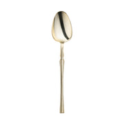 Shiny Gold Moderno Disposable Plastic Dessert Spoons