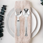 Silver Disposable Plastic Serving Spoons perfect blend of elegance and durability for entertaining