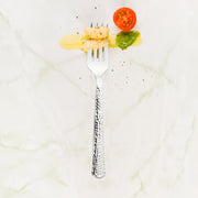 Silver hammered plastic forks for weddings and events, 7 inches, 1000-pack – Elegant disposable forks with a chic hammered texture, ideal for formal occasions.