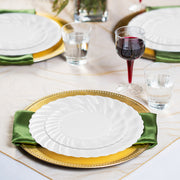 Sleek formal event décor featuring the Clear Flair Plastic Wedding Set, adding a touch of transparent sophistication
