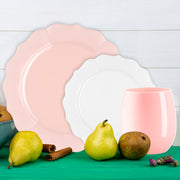Soft pastel tones add charm to intimate gatherings and special occasions.