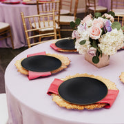 Sophisticated yet disposable, these 10.25" plates blend bold style and convenience for formal meals and parties
