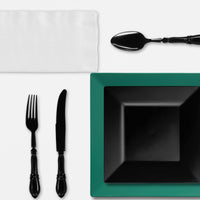 Sports party dinnerware set designed for convenience and style.