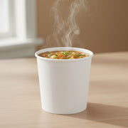 Stock 16 oz squat soup cups in bulk to streamline service for weddings, holiday gatherings, and conference buffets