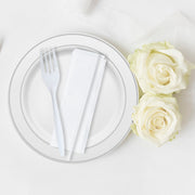 Stock MW Cutlery Kit - Fork, Milk Straw and Napkin to streamline boxed lunches, concessions, and grab-and-go meal programs