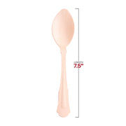 Strong and stylish silhouette birch wood spoons, 7.5 inches, designed for an elegant yet eco-conscious dining experience.