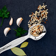 Sturdy disposable silver plastic serving spoons, great for serving salads, pasta, and more