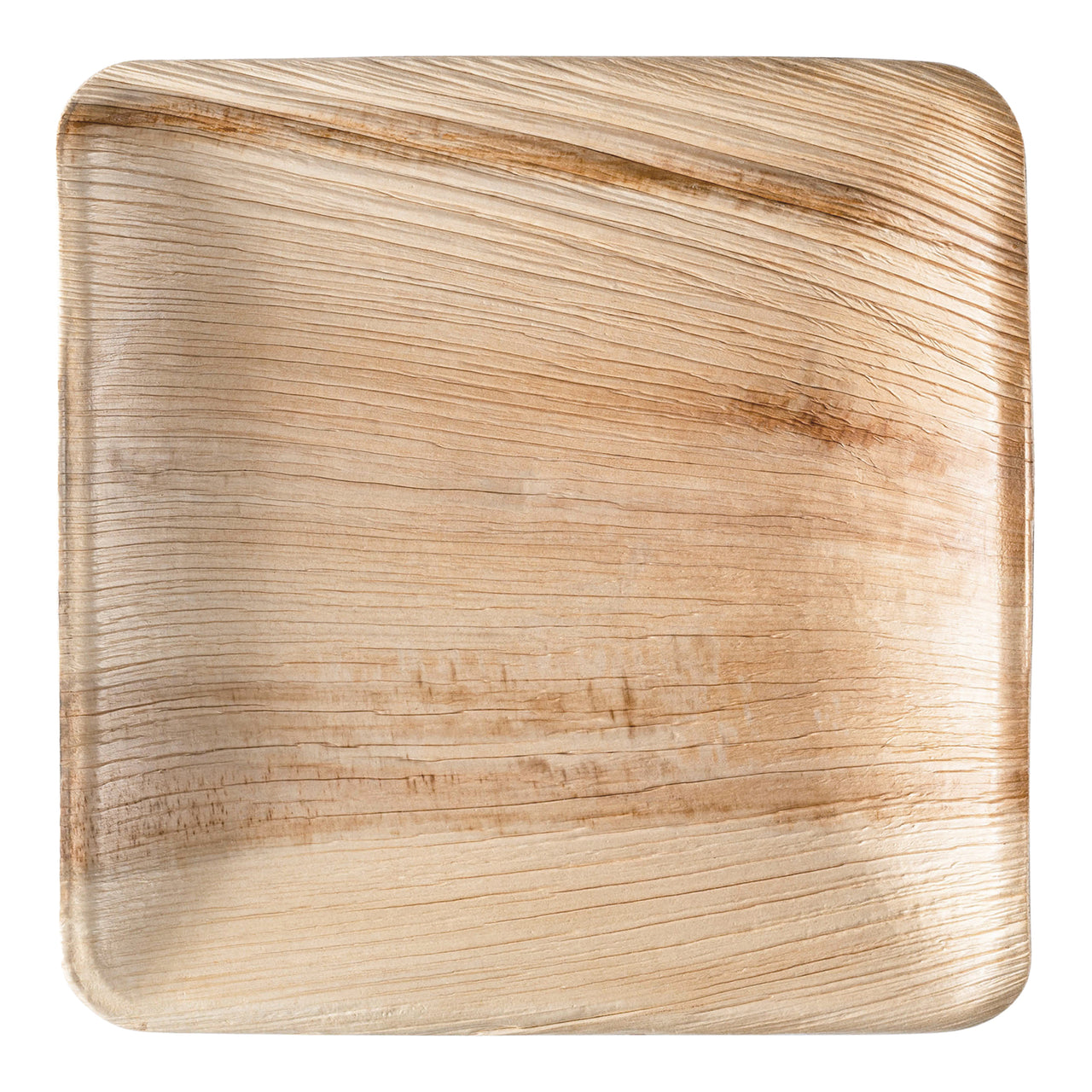 Stylish 8-inch square palm leaf plates, eco-friendly and biodegradable