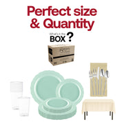 Sweet Pea Baby Shower Tableware Set is BPA-free, recyclable, and crafted for eco-conscious parties.