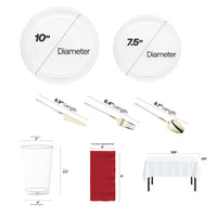 Thanksgiving elegance with transparent gold-rimmed dinnerware for upscale gatherings and cozy dinners..