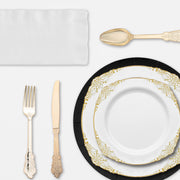 The Hollywood Hangover Package displayed at a formal banquet with elegant floral arrangements and white linens.