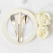 This Gold Classic Cutlery Set offers a timeless look and dependable quality for elegant dining and special occasions