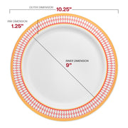 This disposable dinnerware is made from BPA-free plastic, combining safety with a refined design