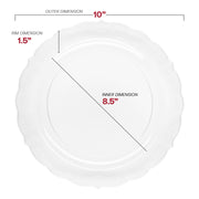 This disposable set is crafted from BPA-free plastic, ensuring a safe and stylish dining experience