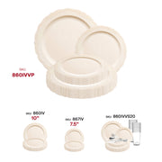 This refined dinnerware set enhances your table setting, making it perfect for weddings, upscale meals, and special events