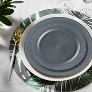 This value set includes 120 dinner and 120 salad plates—perfectly sized and sufficiently stocked for large-scale entertaining