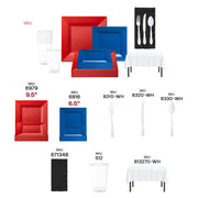 Use this Red, White & Blue Party Set for burgers, wings, and festive drinks in true fan style.