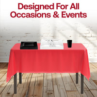 Watch party setup styled with black and red gear, featuring the Ultimate Game Day Dinnerware.