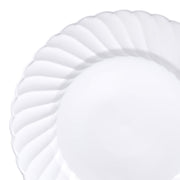 White Flair Plastic Appetizer/Salad Plates (7.5") | Smarty Had A Party