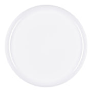 White Flat Round Disposable Plastic Appetizer/Salad Plates (8.5") Secondary | Smarty Had A Party