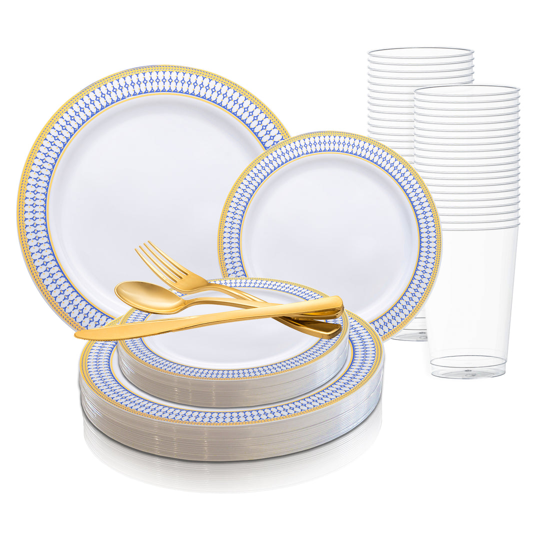 Elegant Plastic Tableware Sets for Weddings | Smarty Had a Party
