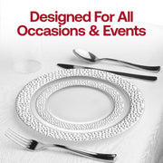 With a seamless blend of elegance and functionality, this set transitions effortlessly from intimate meals to large-scale entertaining