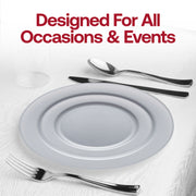 Wow your guests with this stylish and sophisticated tableware—perfect for adding a modern, upscale vibe to weddings, galas, and formal dinners