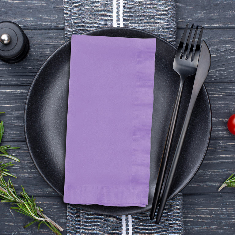 thumbnail image 2 of Lavender Solid Luncheon Paper Napkins - 6.5\" X 6.5\" (20 Ct) - Elegant & Durable Design - Perfect For Parties, Events & Celebrations 2 of 11