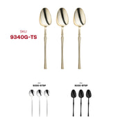 gold disposable spoons 240 set