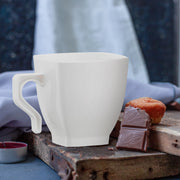 perfect for weddings 2 oz. White Square Plastic Mini Coffee Tea Cups banquets