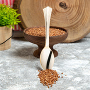 reliable cutlery designed Shiny Metallic Groove Gold Plastic Spoons for polished and seamless service