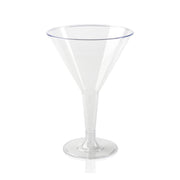 6 oz. Clear Disposable Plastic Martini Glasses | Smarty Had A Party