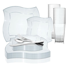 Disposable dinnerware hotsell for weddings